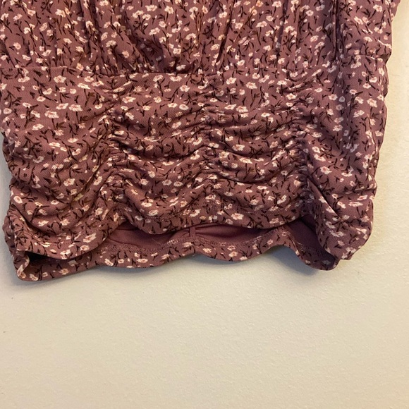 ⭐️ Y2K Aeropostale Ditsy Floral ruched cropped top size s - Picture 8 of 10
